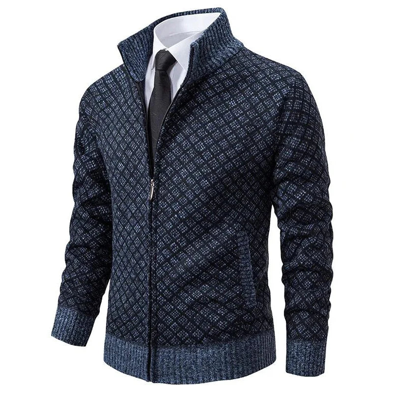 Castell | Chaqueta Clásica de Punto con Cremallera