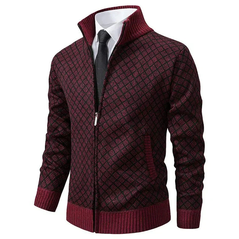 Castell | Chaqueta Clásica de Punto con Cremallera