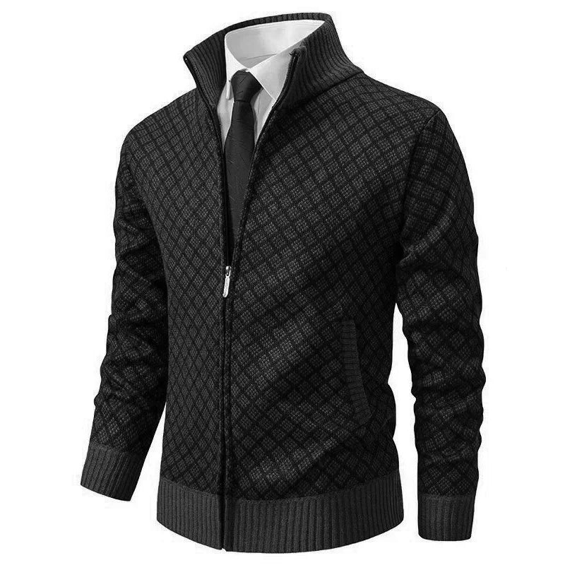 Castell | Chaqueta Clásica de Punto con Cremallera