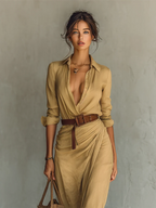 Castell | Vestido Largo de Estilo Casual