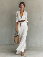 Castell | Vestido Largo de Estilo Casual