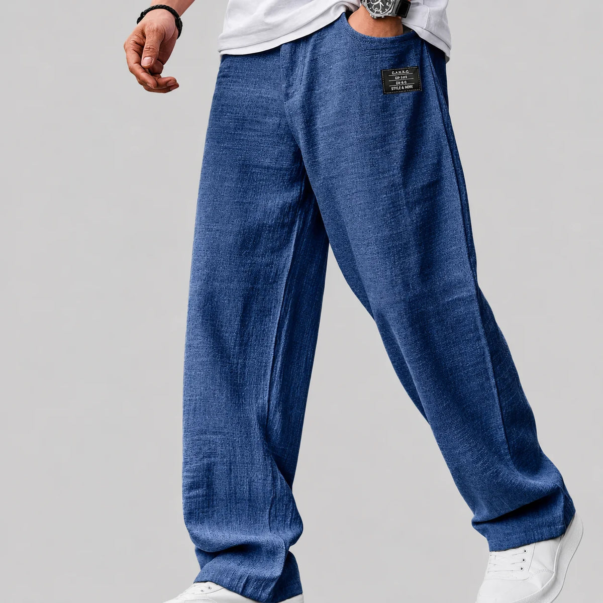 Castell | Pantalón de Lino Ligero y Transpirable