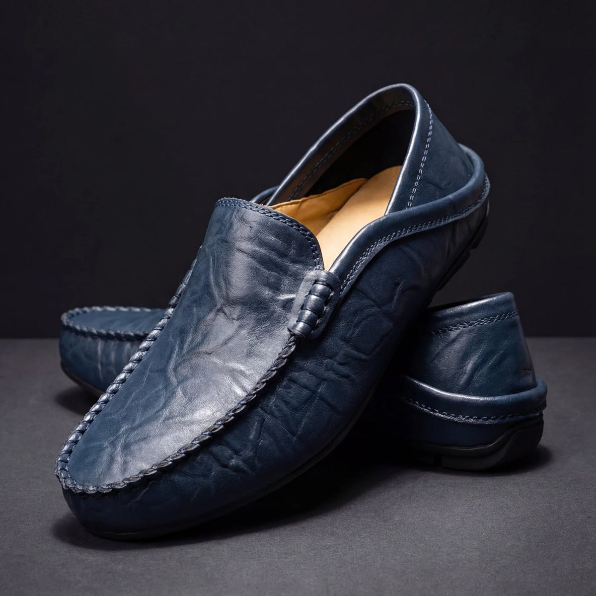 Castell | Mocasines de Piel con Soporte