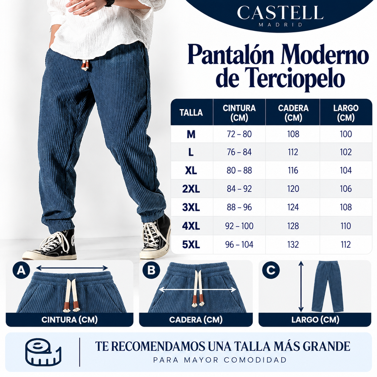 Tabla de tallas