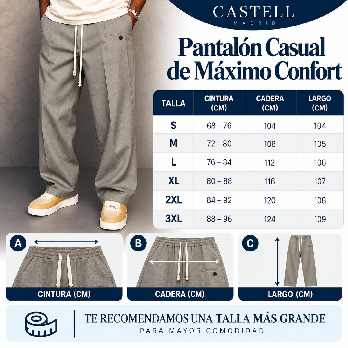 Tabla de tallas