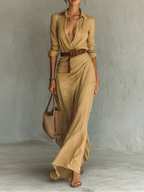 Castell | Vestido Largo de Estilo Casual