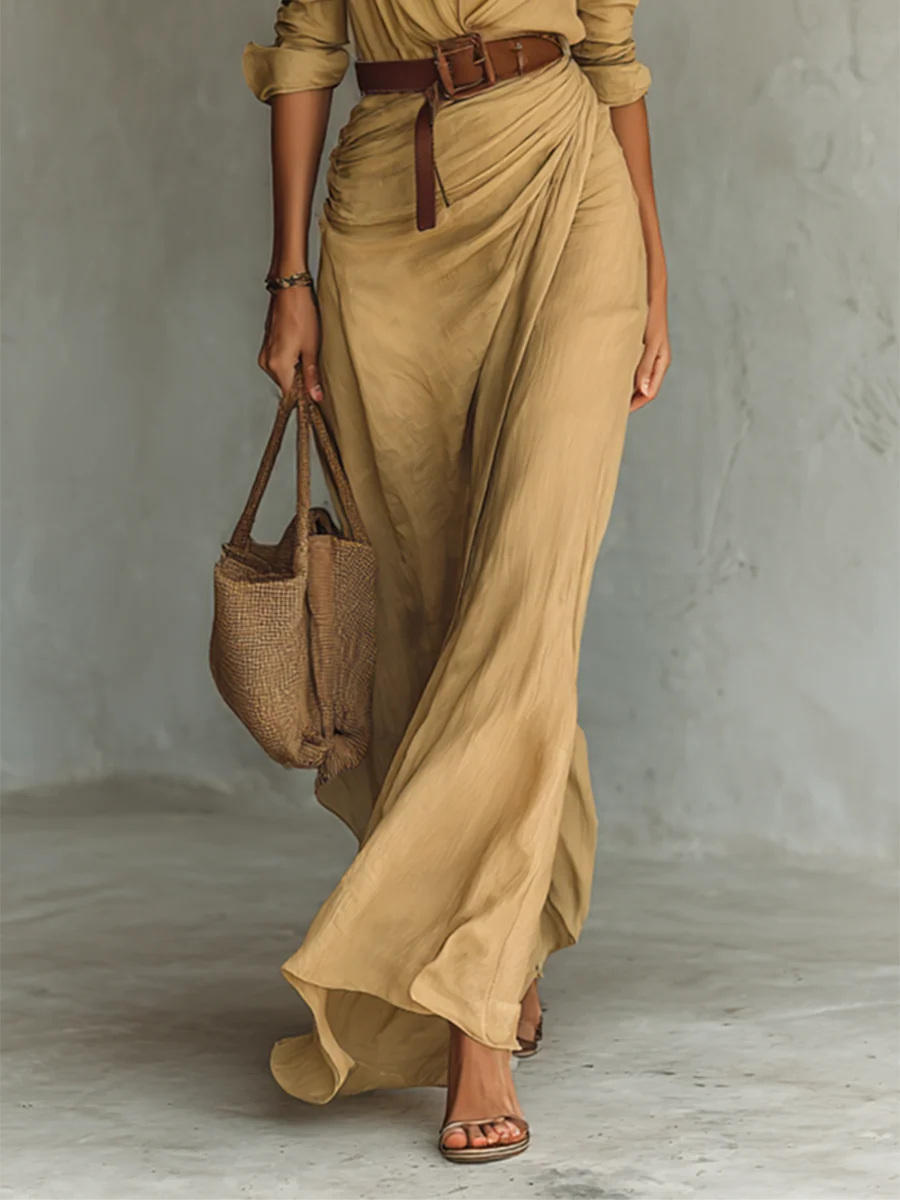 Castell | Vestido Largo de Estilo Casual