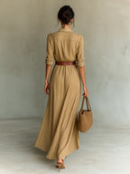 Castell | Vestido Largo de Estilo Casual