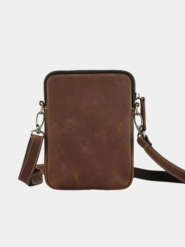 Bandolera Minimalista de Cuero