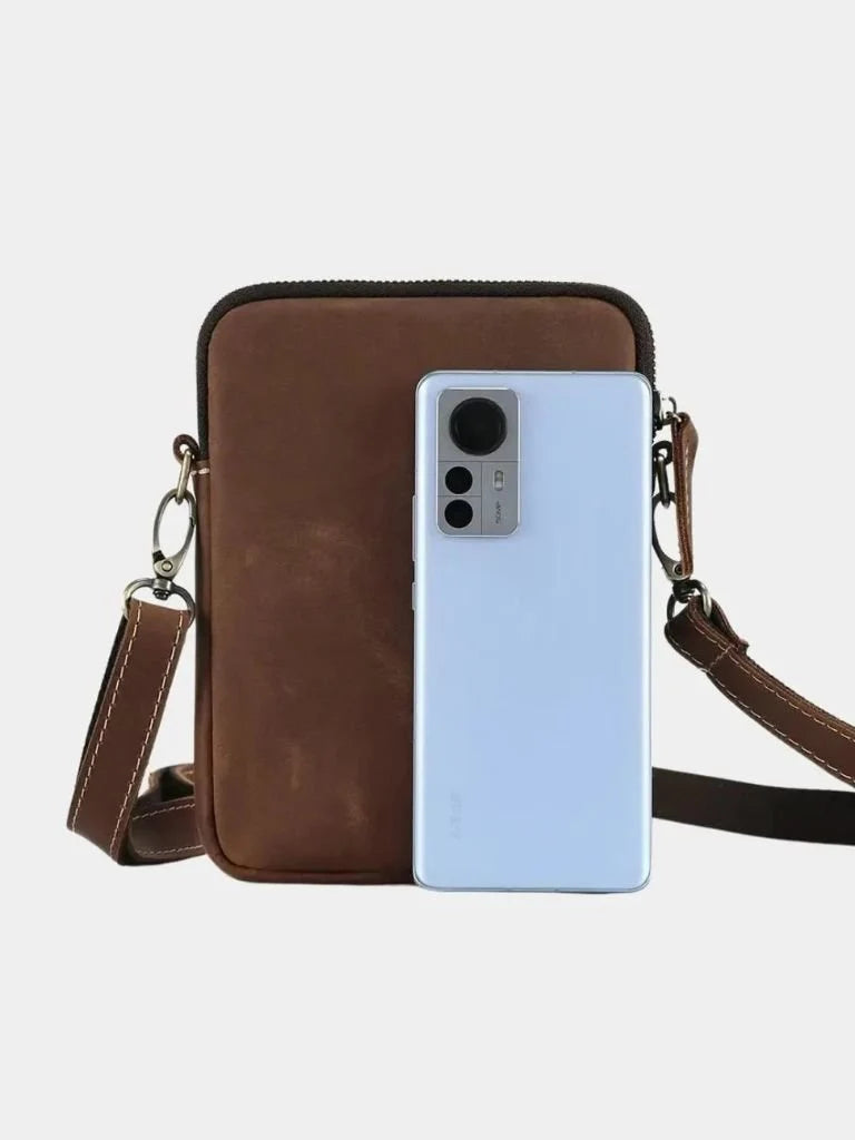 Bandolera Minimalista de Cuero